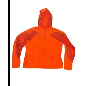 Nike Sphere Youth Large 12/14 Jacket Orange Running Active‎ Flawed & Functional